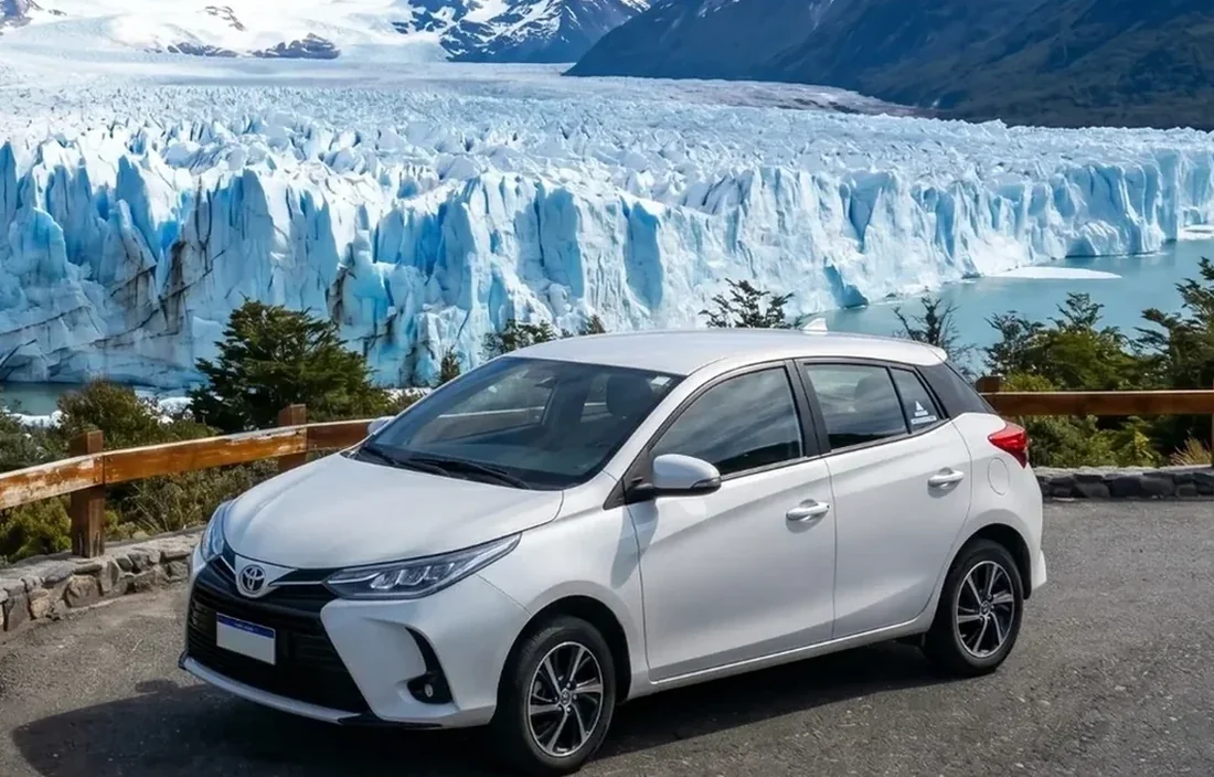 Toyota Yaris 1.5 Automático disponible para alquiler en El Calafate